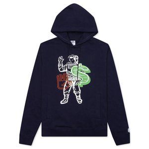 Billionaire Boys Club BB Icon Hoodie -- Evening Blue Size Medium